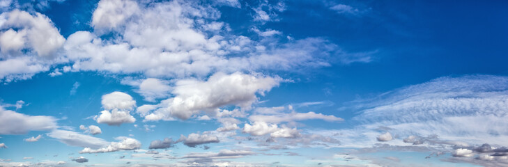 Wall Mural - Panorama of clouds on sky