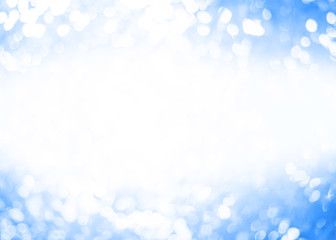Wall Mural - Abstract Blurred blue tone lights background.