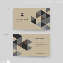 Wall Mural - Business card template