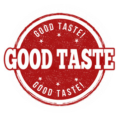 Wall Mural - Good taste sign or stamp