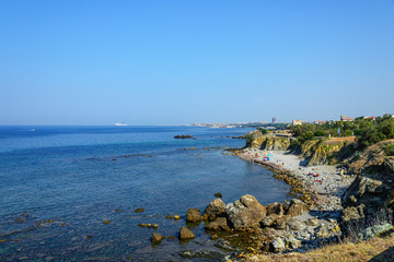 Canvas Print - Livorno  Strand  Toskana