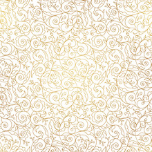 Vector Seamless Pattern In Eastern Style.
