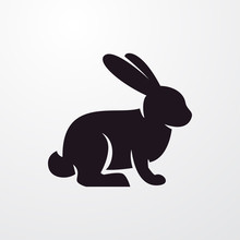 Rabbit Icon Illustration