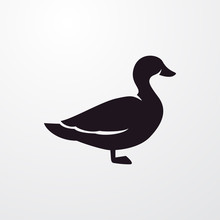 Duck Icon Illustration