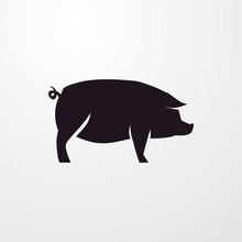 Pig Icon Illustration