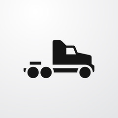 Wall Mural - truck icon illustration