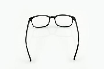 glasses On a white background