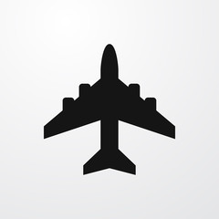 Wall Mural - plane icon illustration