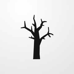 Aufkleber - tree icon illustration