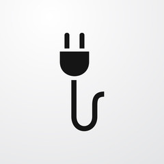 Aufkleber - plug socket icon illustration