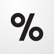 percent icon illustration