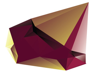 Sticker - Polygonal Abstract Background