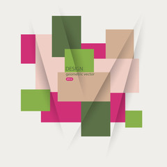Wall Mural - minimalistic abstract geometric pattern