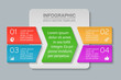 © vecarto - Vector infographic template, four options.