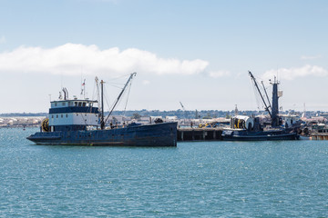 Wall Mural - Old Fishing Boats in San Diego