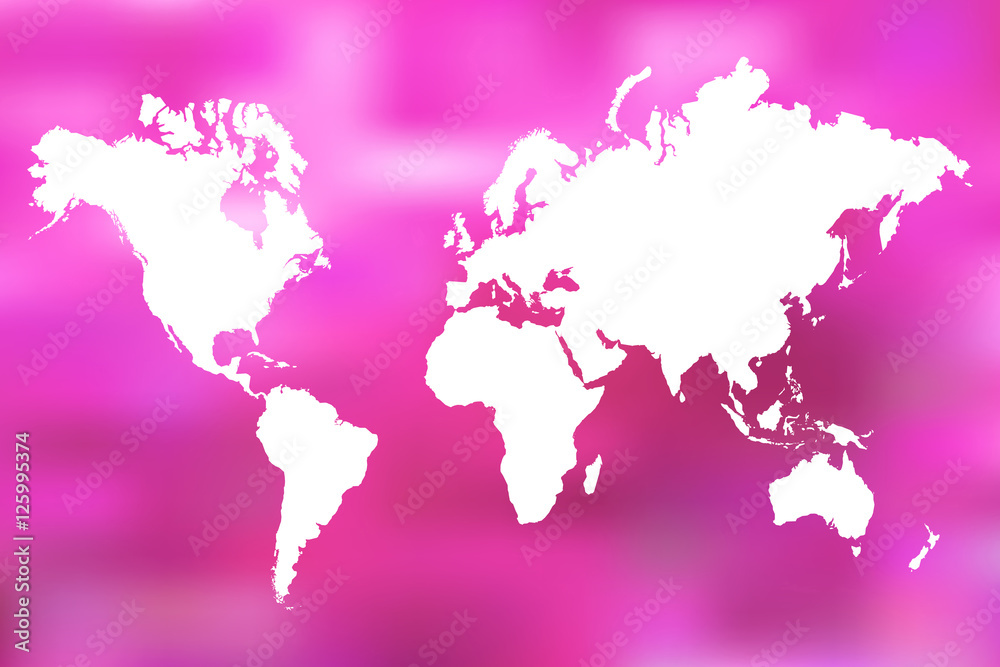 Abstract World Map Illustration Stock Vector | Adobe Stock