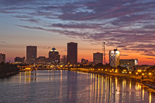 Rochester NY Skyline At Dawn