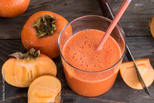 Kaki Frucht Und Saft Buy This Stock Photo And Explore Similar