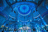 Fototapeta Paryż - The Blue Mosque, (Sultanahmet Camii), Istanbul, Turkey.