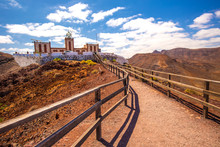 Pathway To Entallada Lighthouse, Fuerteventura, Canary Islands, Spain