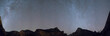 Milky Way panorama Yosemite Valley