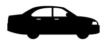 Black Car Vehicle Icon