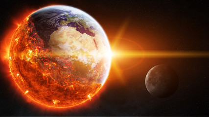 Wall Mural - the end of planet earth