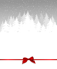 Wall Mural - Gray Winter background
