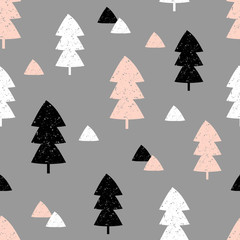 Canvas Print - Seamless Christmas Pattern