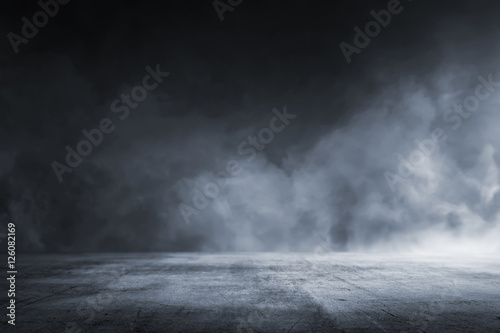Zdjęcie XXL Tekstura ciemna betonowa podłoga