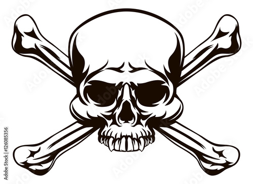 Skull and Cross Bones Sign