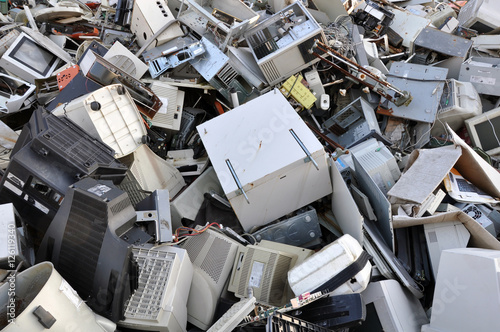 Zdjęcie XXL Części komputerowe do recyklingu