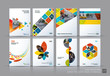 © Diamond Graphics - Business vector set. Brochure template layout, cover design annu
