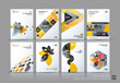 © Diamond Graphics - Business vector set. Brochure template layout, cover design annu