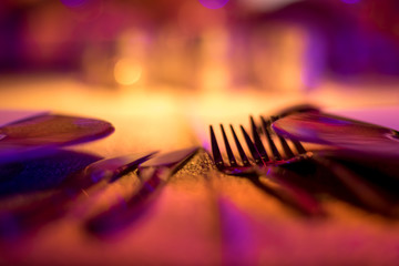 Party Setting with Colorful Bokeh Background