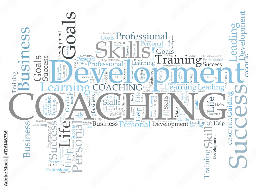 COACHING word cloud