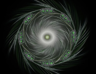 Poster - Geometry of Space series. Visually attractive backdrop made of c