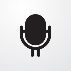 Poster - microphone icon illustration