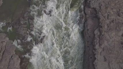 Wall Mural - aerial view of the hukou waterfalls in china