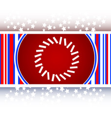 Poster - abstract symbol on web icon or button