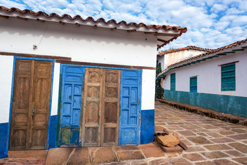 Poster - Old Rustic Doors and Colonial Architecture