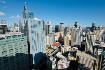 Wall Mural - Makati Skyline, Manila - Philippines. Makati is a city in the Philippines’ Metro Manila region and the country’s financial hub.