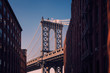 Manhattan Bridge, New York City, as seen from Brooklyn