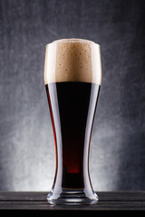 Poster - Tall glass of dark beer