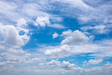 Sky and clouds.