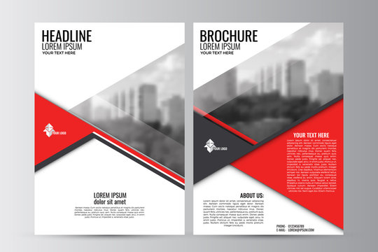 Abstract flyer design background. Brochure template.
