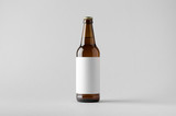 Fototapeta  - Beer Bottle Mock-Up - Blank Label