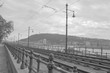 The hill, the tram line, the Danube and the black and white