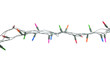 © kittiyaporn1027 - Christmas lights isolated on white background