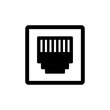 © kokank13 - Network port vector icon